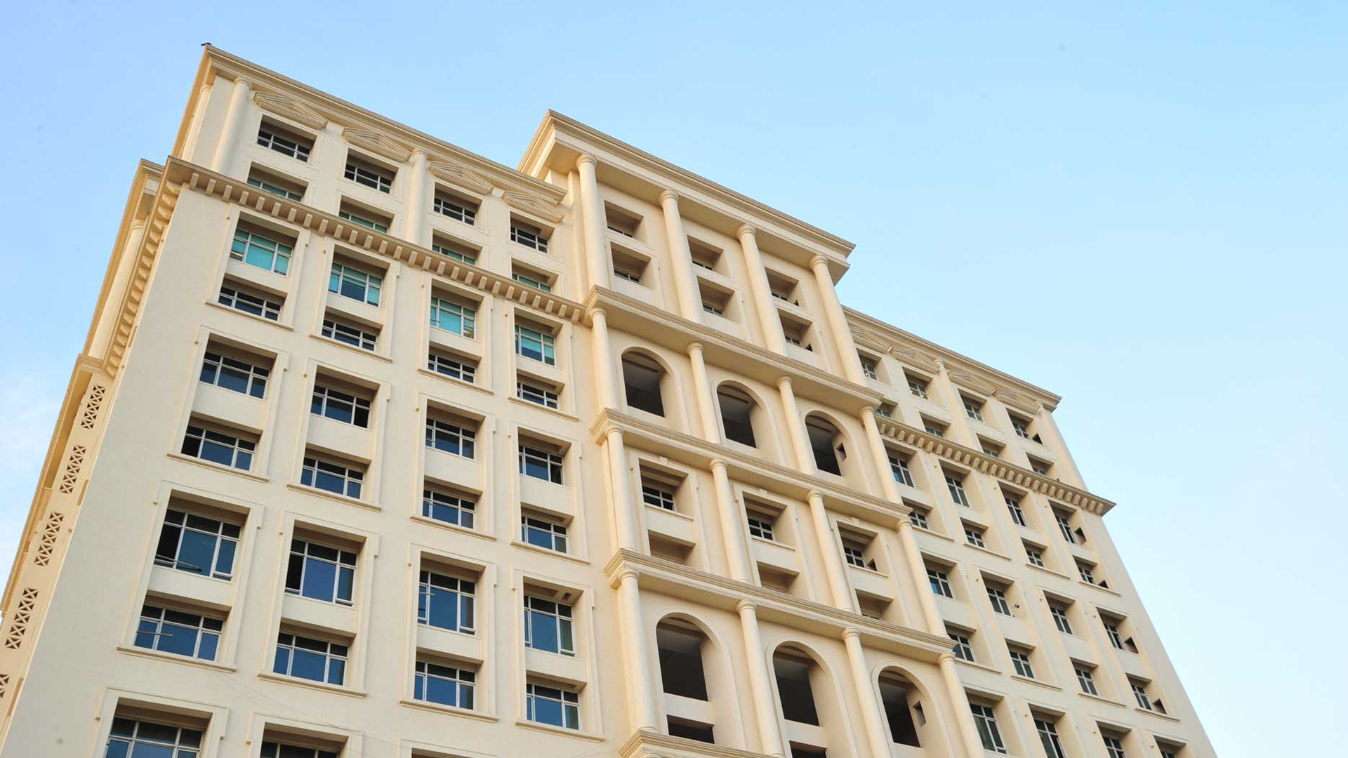 Modern higher education campus